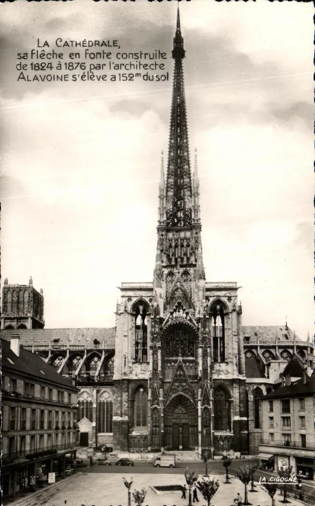 Die Kathedrale — Turm und Portal — Verlag « La Cigogne » - Vorderseite