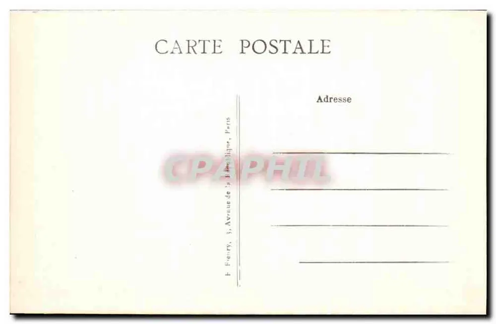 Paris — Ansicht der Seine an der Spitze der Notre-Dame — Verlag Fan, n°98 - Rückseite