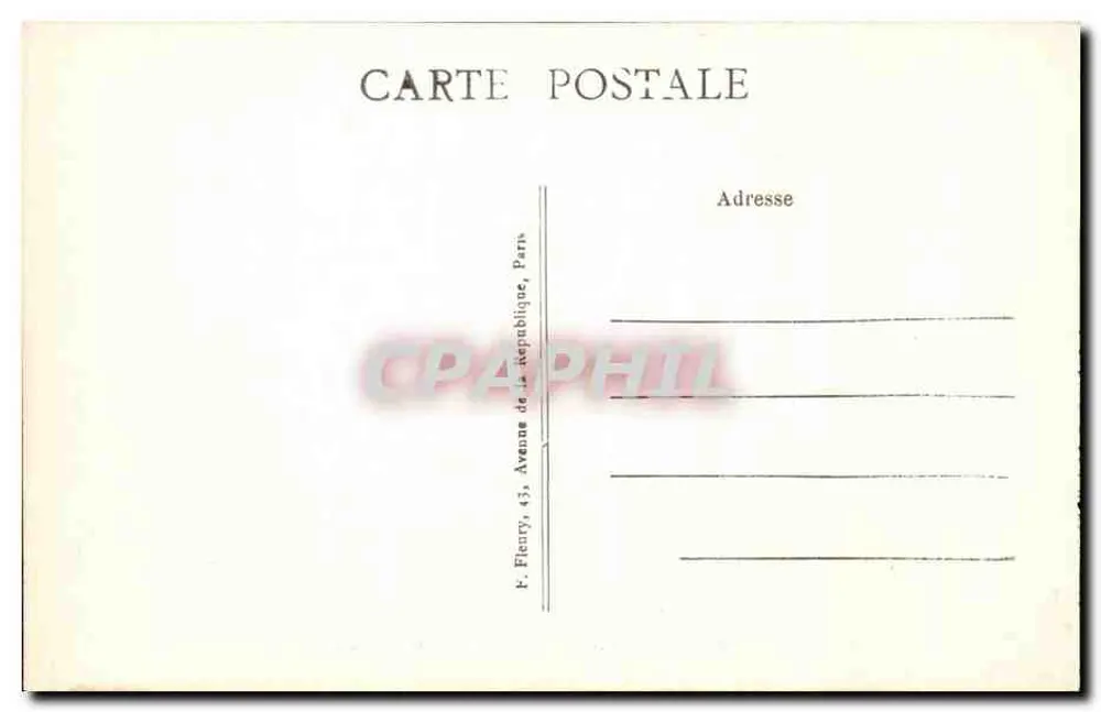 Paris — A Avenida da Ópera — editor Jan, n° 93 - Verso