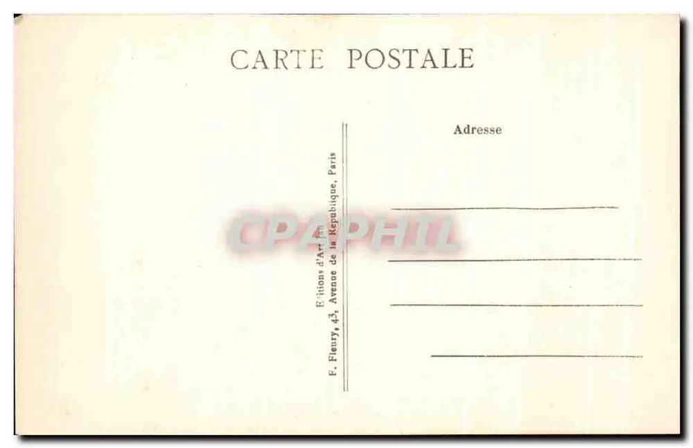 Paris — A Praça da Concórdia à noite — J.89 - Verso