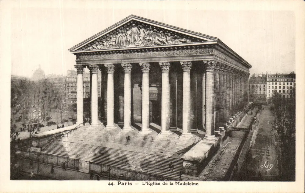Paris — A Igreja da Madeleine — Jan - Frente