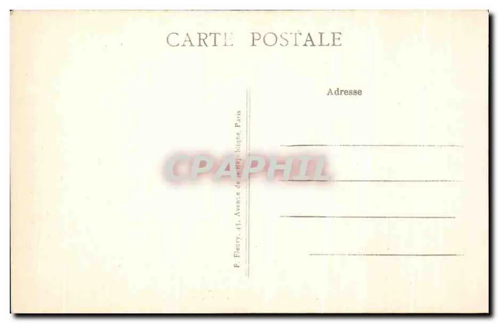 Paris — A Igreja da Madeleine — Jan - Verso