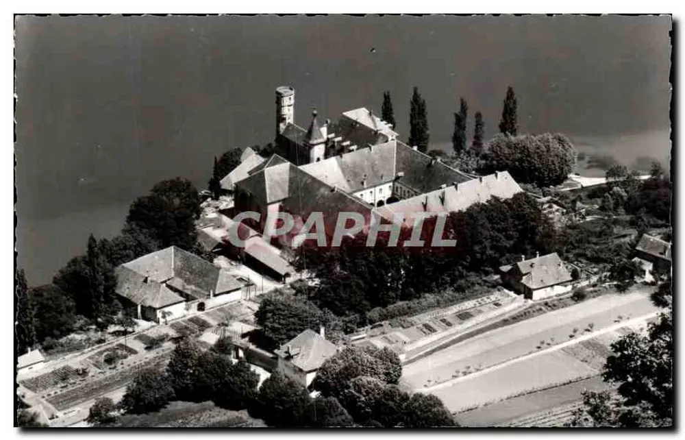 Lago do Bourget — A Abadia de Hautecombe — Edições C. Rossat-Mignod, Annecy - Frente