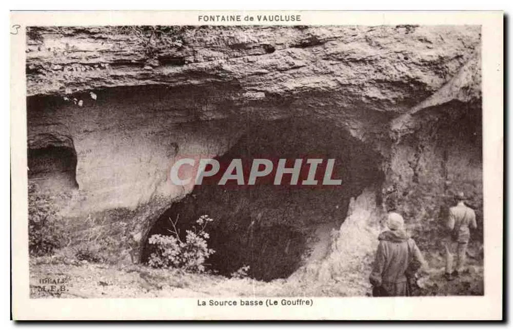 Fontaine de Vaucluse — A Fonte Baixa (O Abismo) — Edição M.F.B. - Frente