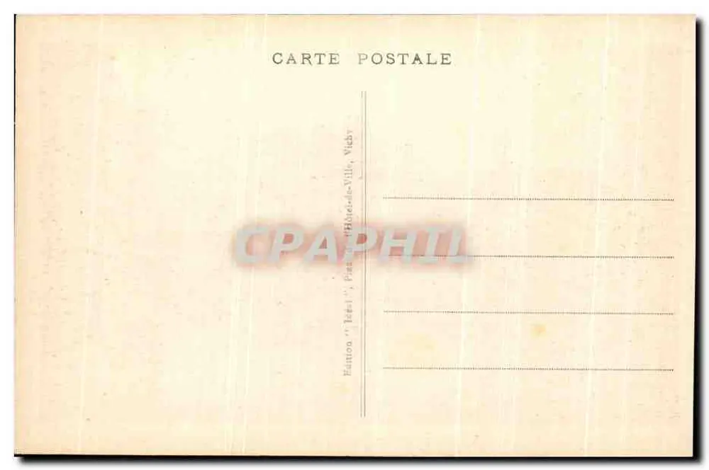 Montluçon - Das Rathaus — Verlag Idéalo, Nr. 2202 - Rückseite