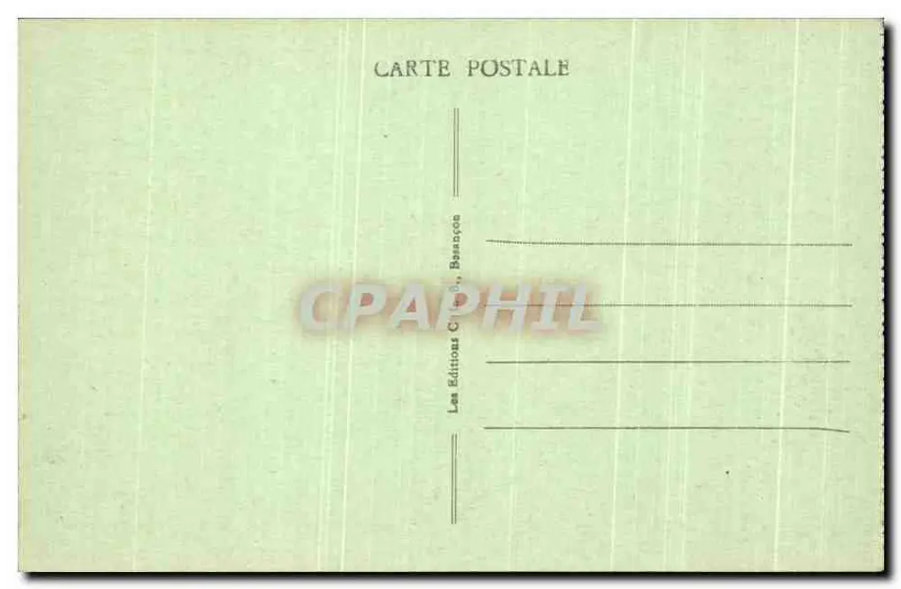 Lago de La Motte (Jura) — A Ilha de Ilay — Sites Pittoresques de Franche-Comté, n°1626 - Verso