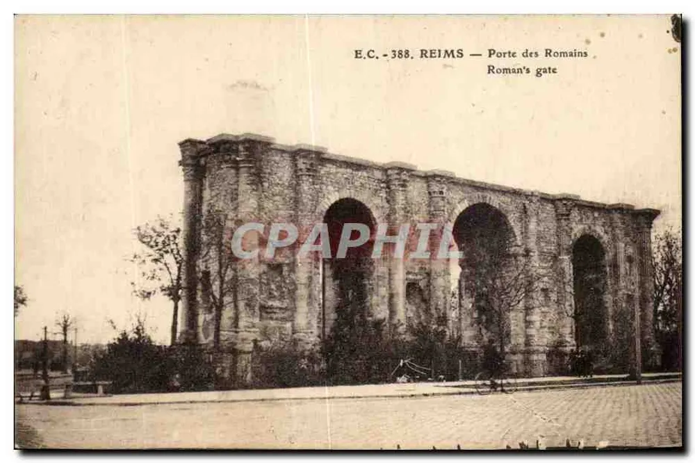 Reims — Brama Rzymian — E.C. 388 - Awers