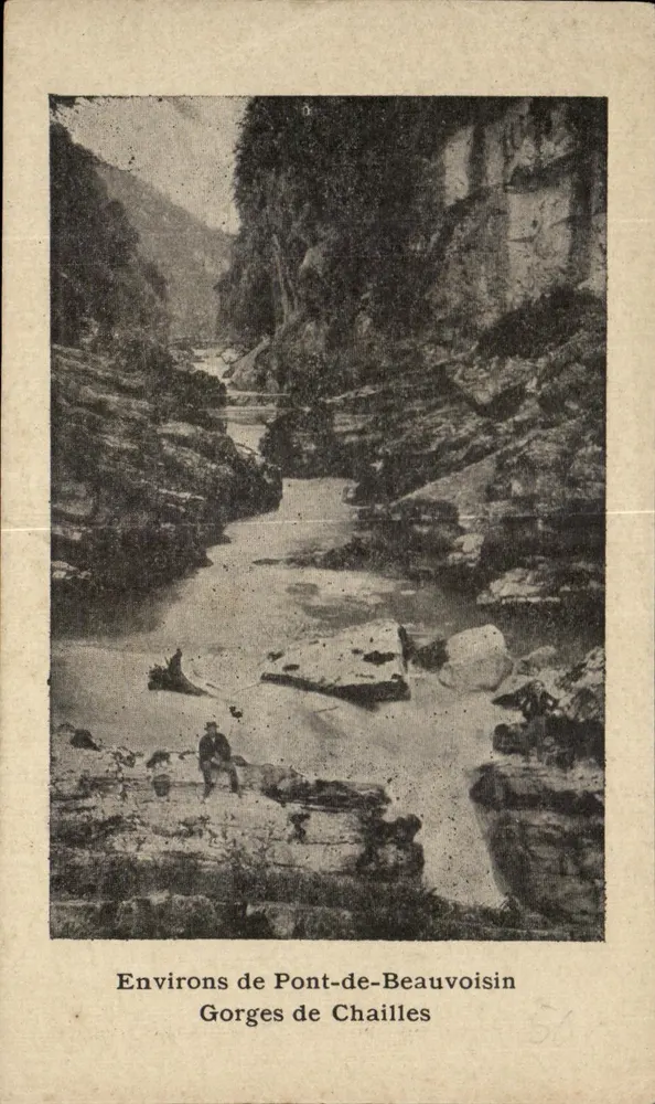 Chailles-Schluchten — Umgebung von Pont-de-Beauvoisin — Impr. Phil. Faldon, Pont-de-Beauvoisin - Vorderseite