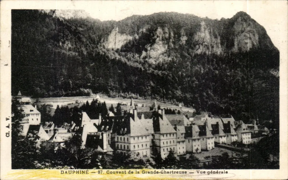 Dauphiné — 87. Kloster der Grande-Chartreuse — Allgemeiner Blick — G.L.A.V. - Vorderseite