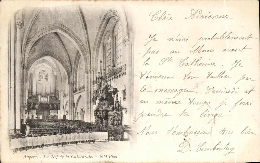 Angers - A Nave da Catedral - ND Phot - Frente