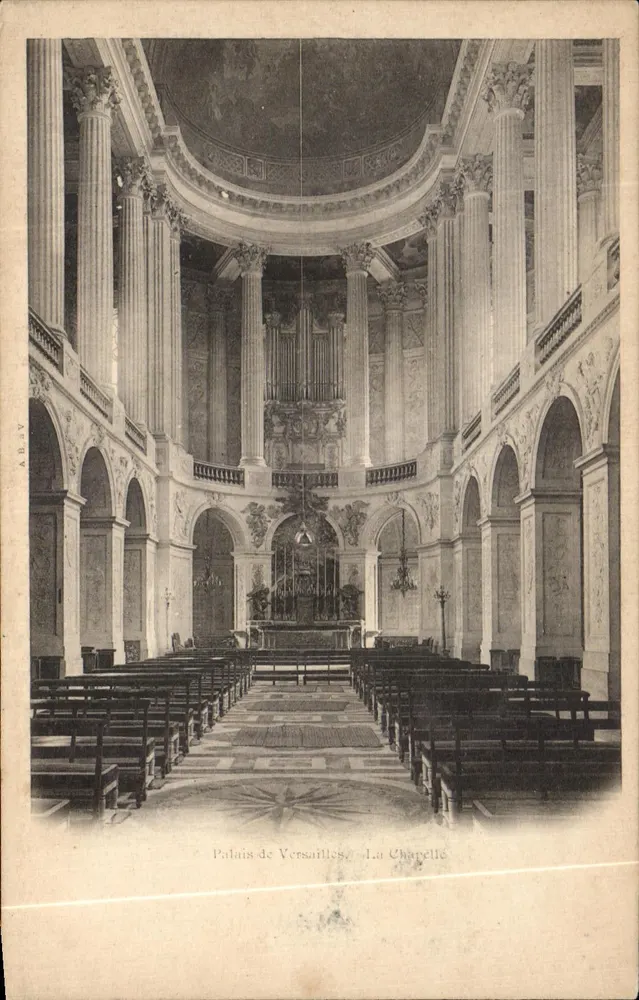 Palácio de Versailles — A Capela — A.B.S.V. - Frente