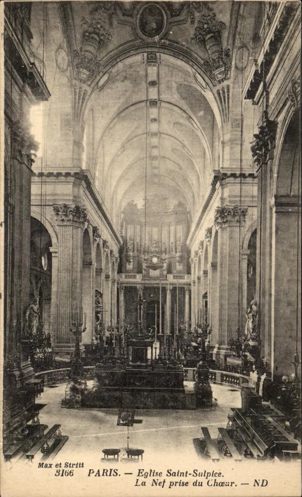 Kirche Saint-Sulpice — Die Kirche aus dem Chor — Max und Stritt 3166 - Vorderseite