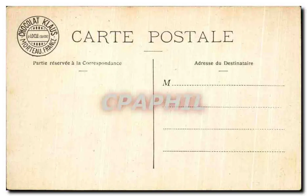 Lyon — Ponte Morand e Praça Morand — Editores CHOCOLAT KLAUS - Verso