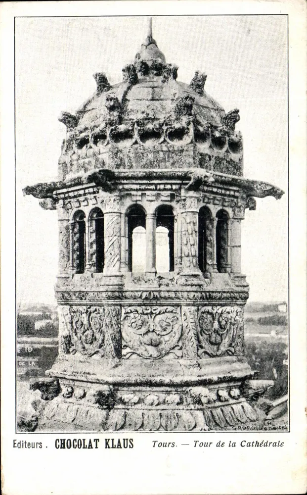 Tours — Turm der Kathedrale — Verleger CHOCOLAT KLAUS - Vorderseite