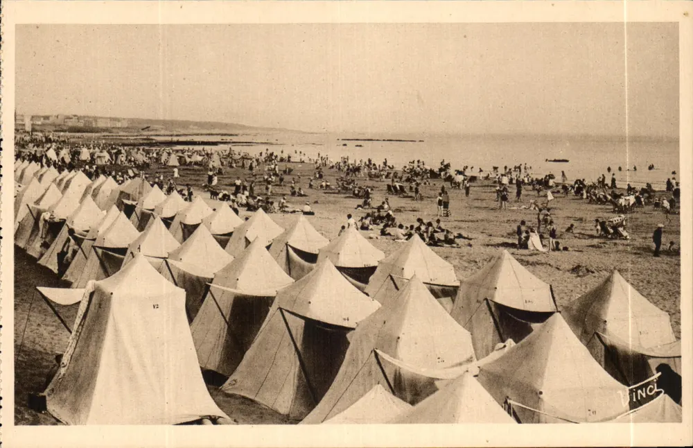 Les Sables-d'Olonne — A Praia — Edições Nardot - Frente