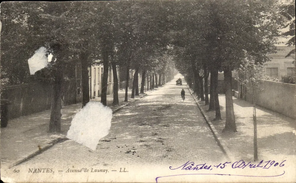NANTES — Avenue de Launay — LL. — N° 60 - Frente