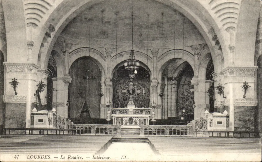 Lourdes — O Rosário — Interior — LL. — n°47 - Frente