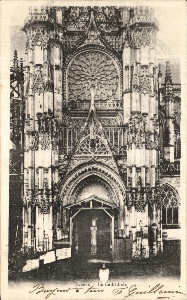 Évreux — A Catedral — D. Guillermín - Frente