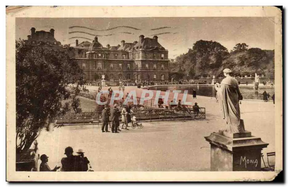 Jardin du Luxembourg — Palais du Luxembourg — Éditions art. MONA - Frente
