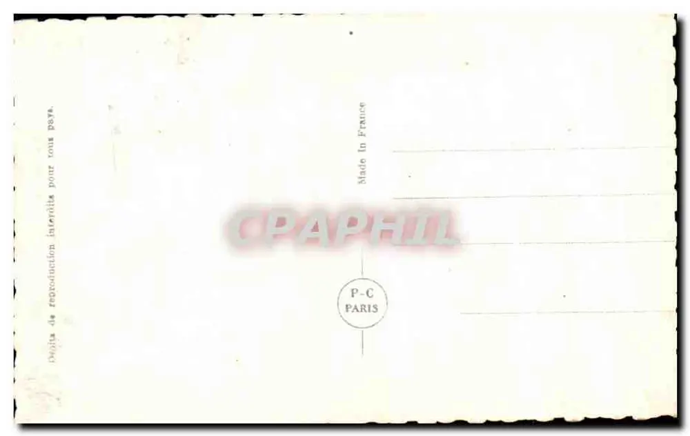 Celui que j'aime — poème romantique — P-C Paris n°3768/4 - Verso