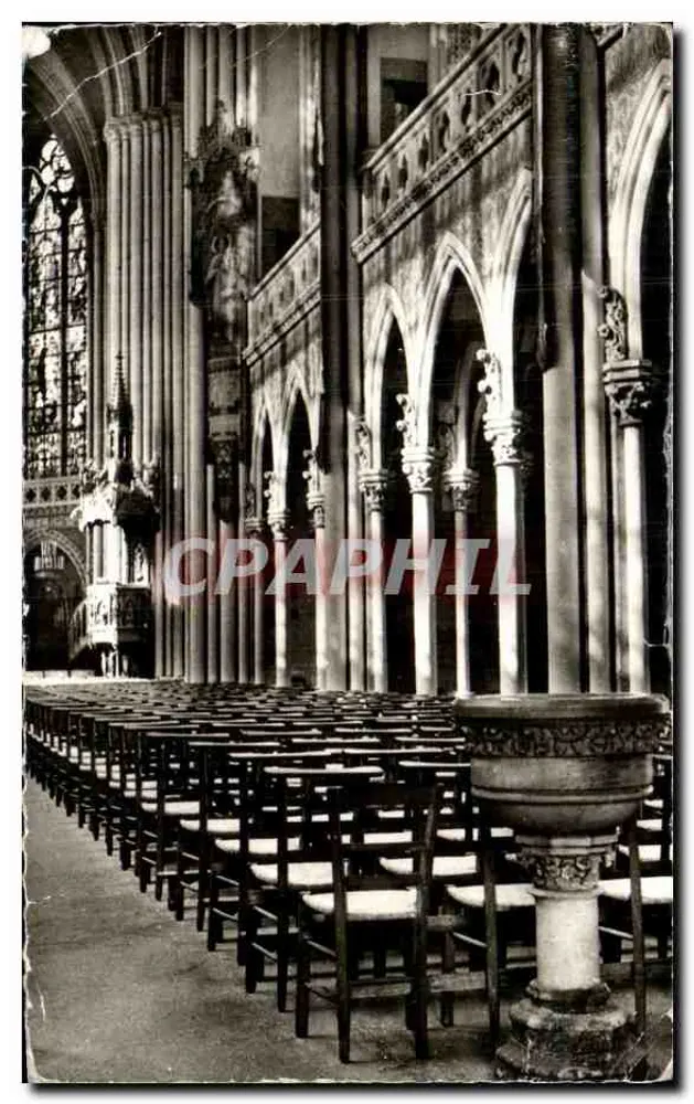 Binnenkant van de Basiliek — Pontmain (Mayenne) — Drukkerij M. Lescater, Lyon - Voorkant