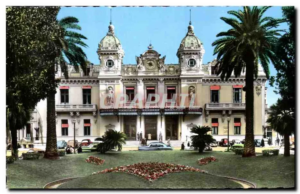 O Casino de Monte-Carlo — vista do edifício principal — Edições Martin Conod - Frente