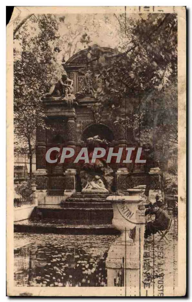 Fontaine Médicis — Jardin du Luxembourg — Éditions d'Art Médicis - Vorderseite