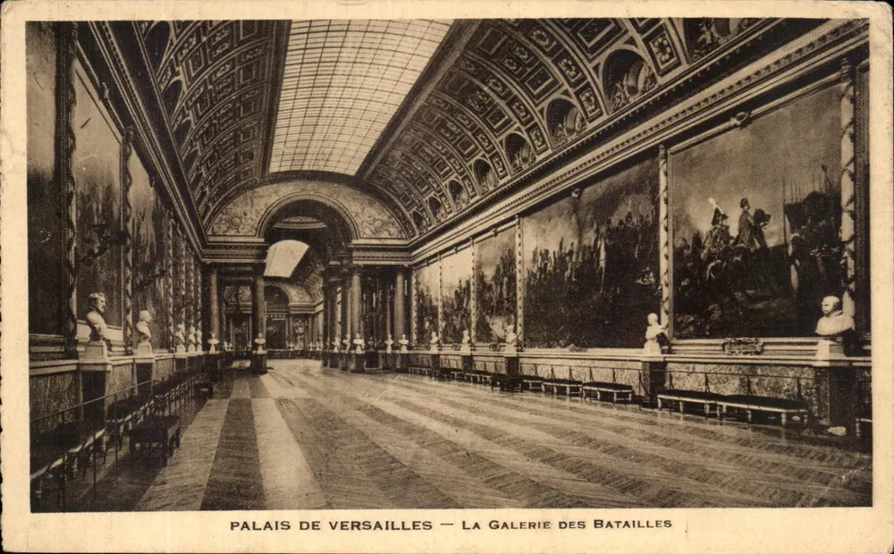 Palais de Versailles — La Galerie des Batailles — éditeur : 'PALAIS DE VERSAILLES — LA GALERIE DES BATAILLES' - Vorderseite