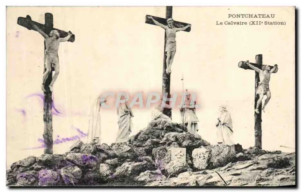 Pontchâteau — Le Calvaire (XIIe Station) — éditeur non visible - Vorderseite