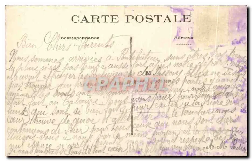 Pontchâteau — Le Calvaire (XIIe Station) — éditeur non visible - Rückseite