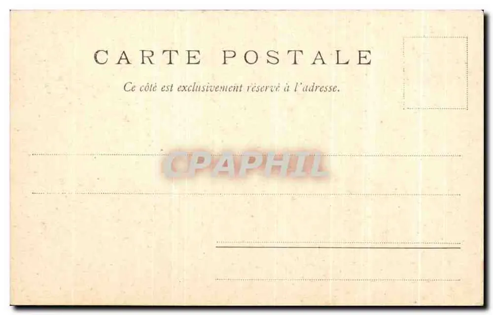 Versailles - Petit Trianon - Zimmer von Marie Antoinette — n° 2089 - Rückseite