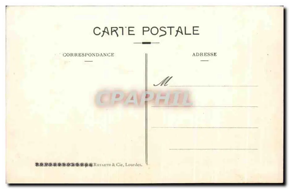 Lourdes - Vista Geral — Riffarth & Cie, n°1 - Verso