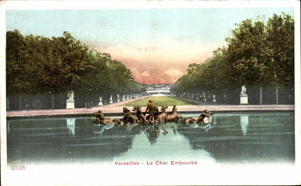 Versailles - O Char Embourbé — edição Versailles Postcard, n° 2028 - Frente