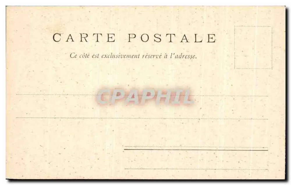 Versailles - O Char Embourbé — edição Versailles Postcard, n° 2028 - Verso