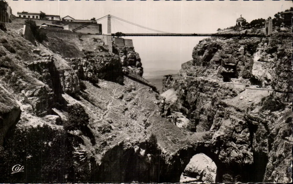 Constantine — Brücke Sidi M'Cid und Tunnel Rhumel — Verlag Cap - Vorderseite