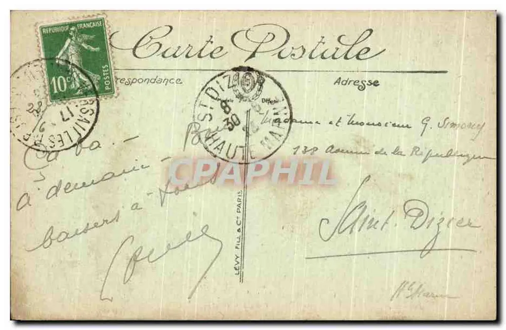 Versailles — Trianon — Casa da Rainha — LL. — n° 260 - Verso