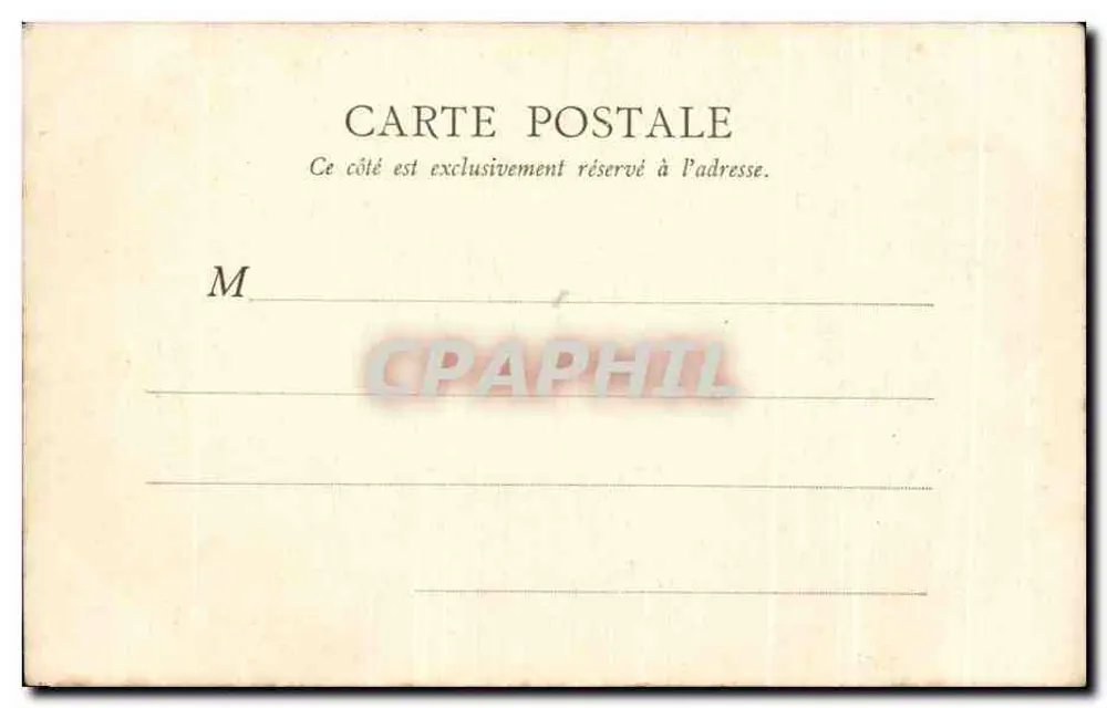 O Castelo — Blois — B.F. PARIS - Verso