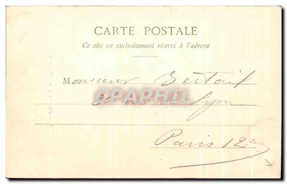 Vernon - Notre-Dame (século XV) — editor não identificado, número de série não visível - Verso