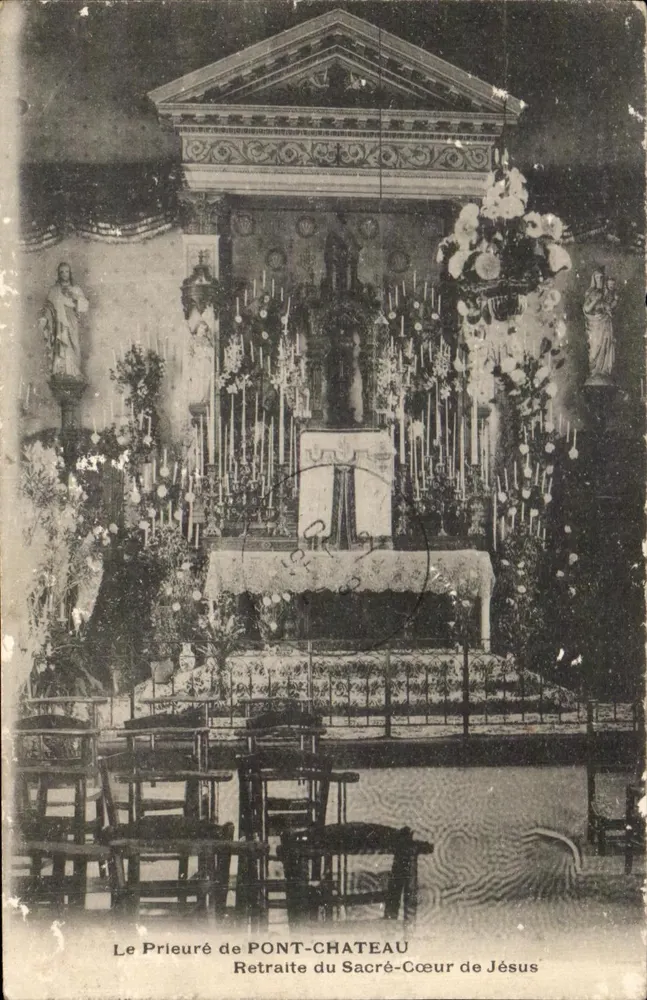 Das Priesterhaus von Pont-Château — Rückzugsort des Heiligen Herzens Jesu — unbekannter Verlag - Vorderseite