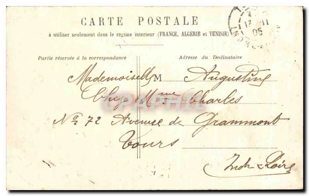 Hôtel de Ville — Paris — editor Georges, número de série não visível - Verso