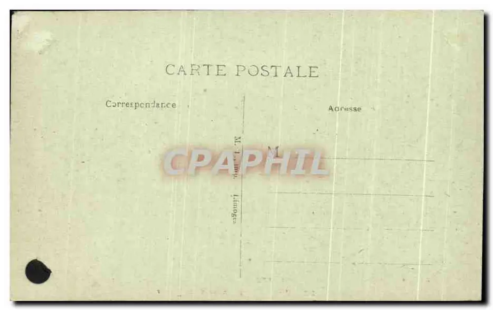 Cauterets — Cascata de Lutour — Os Pirineus — editor M.T. n°393 - Verso