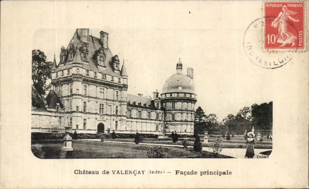 Castelo de Valençay (Indre) — Fachada principal — Editor T. Troc - Frente