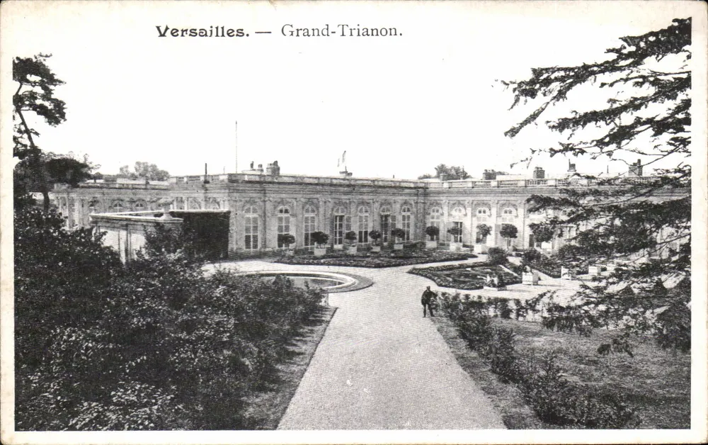 Versailles — Grand-Trianon — editor Moreau, Versailles - Frente