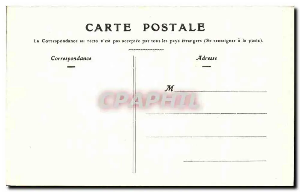 Hochzeit der Infantin Marie-Thérèse von Österreich — Pochelou, Verleger - Rückseite