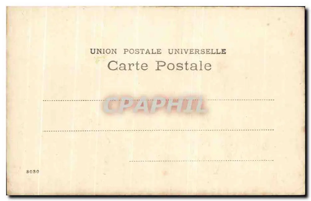 DIE EINLADUNG ZUM WALZER — Ball-Szene — Universal Postal Union, Nr. 3030 - Rückseite
