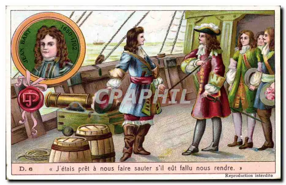 Jean Bart — Fières réponses de Jean Bart — Editado por Julien Damoy, Série D, N°6 - Frente