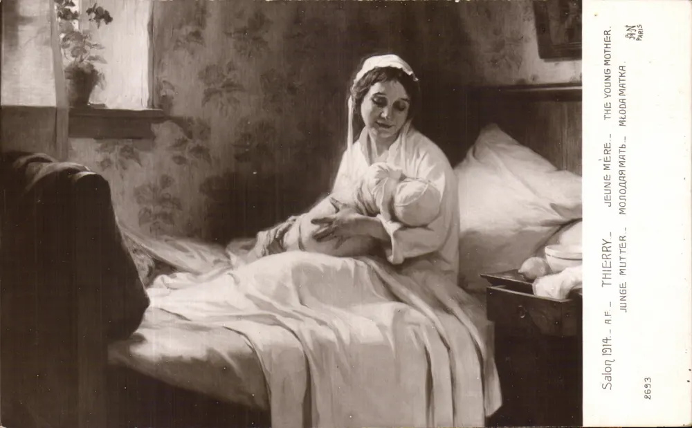 Jovem mãe — Salão 1914 — Thierry - Frente