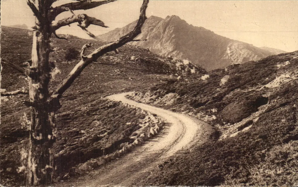 Col de Vergio — vista panorámica — Edición Ajaccio - Anverso
