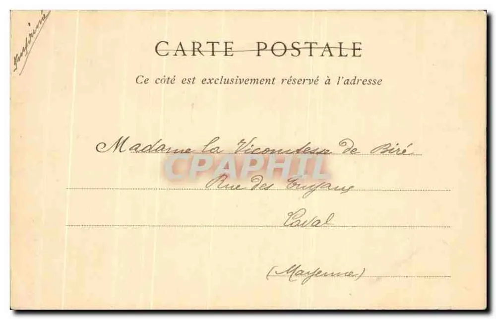 Tours — O Ponte de Pierre e a Tranchée — Editor Muray - Verso