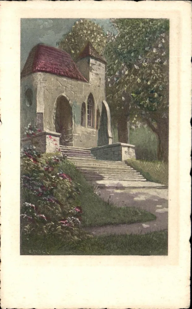 Castelo da Floresta — vista pitoresca — O. Anders - Frente